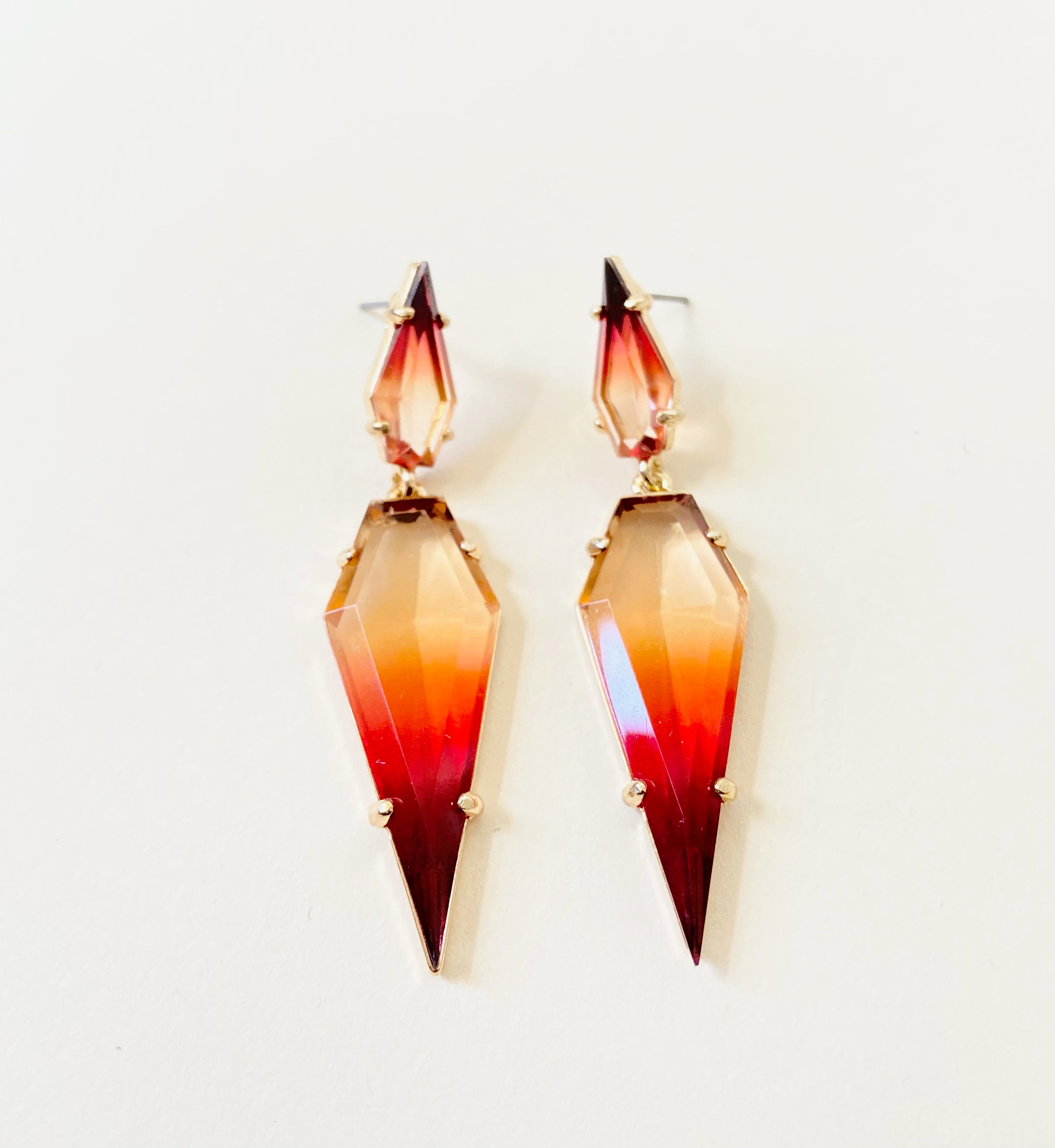 Ombre Gem Drop Earrings