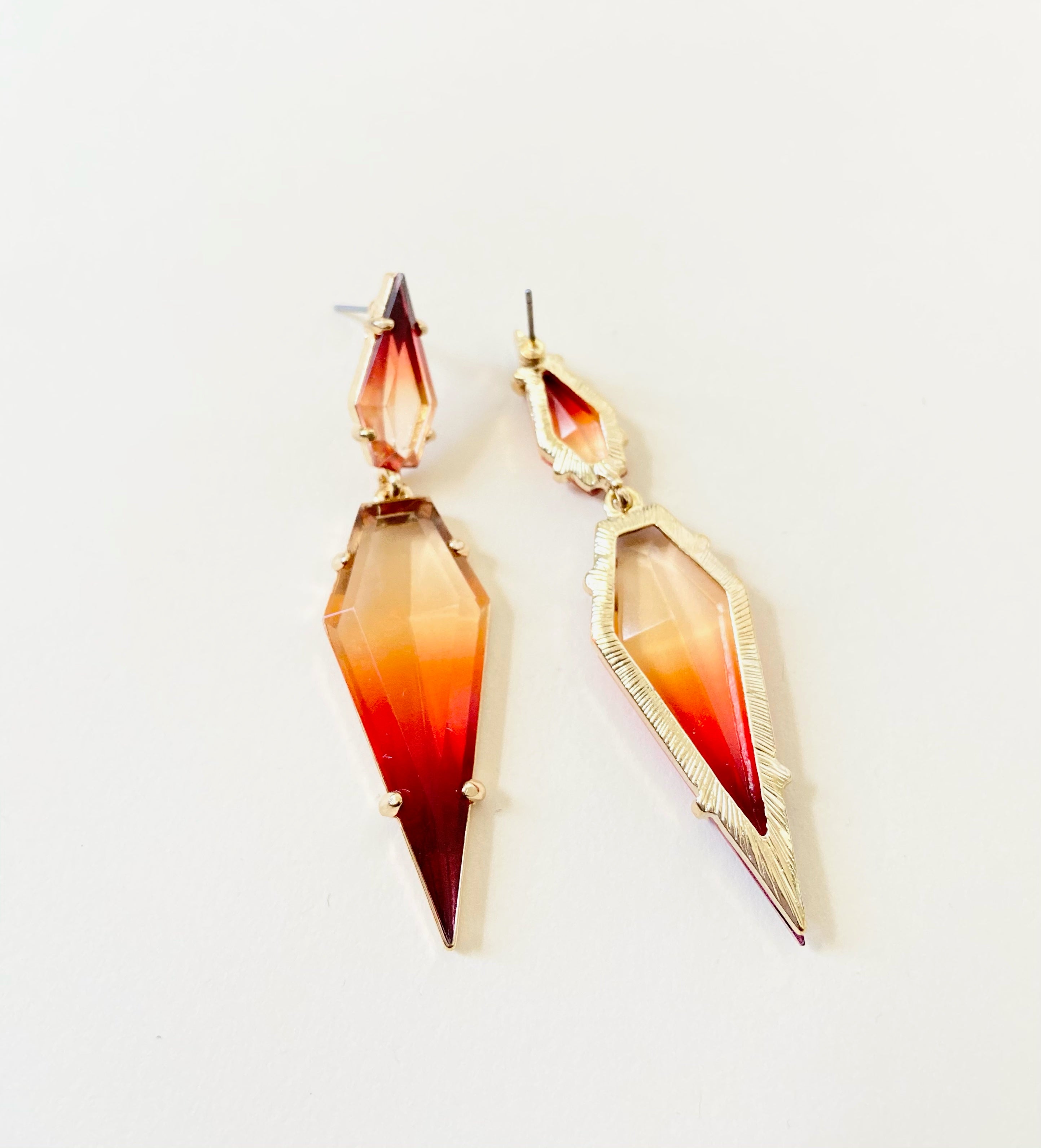 Ombre Gem Drop Earrings